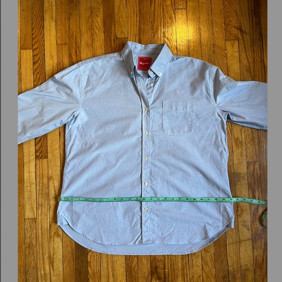 Paynter Women's Oxford Button Down Shirt - Medium - Blue - Picture 7 of 13